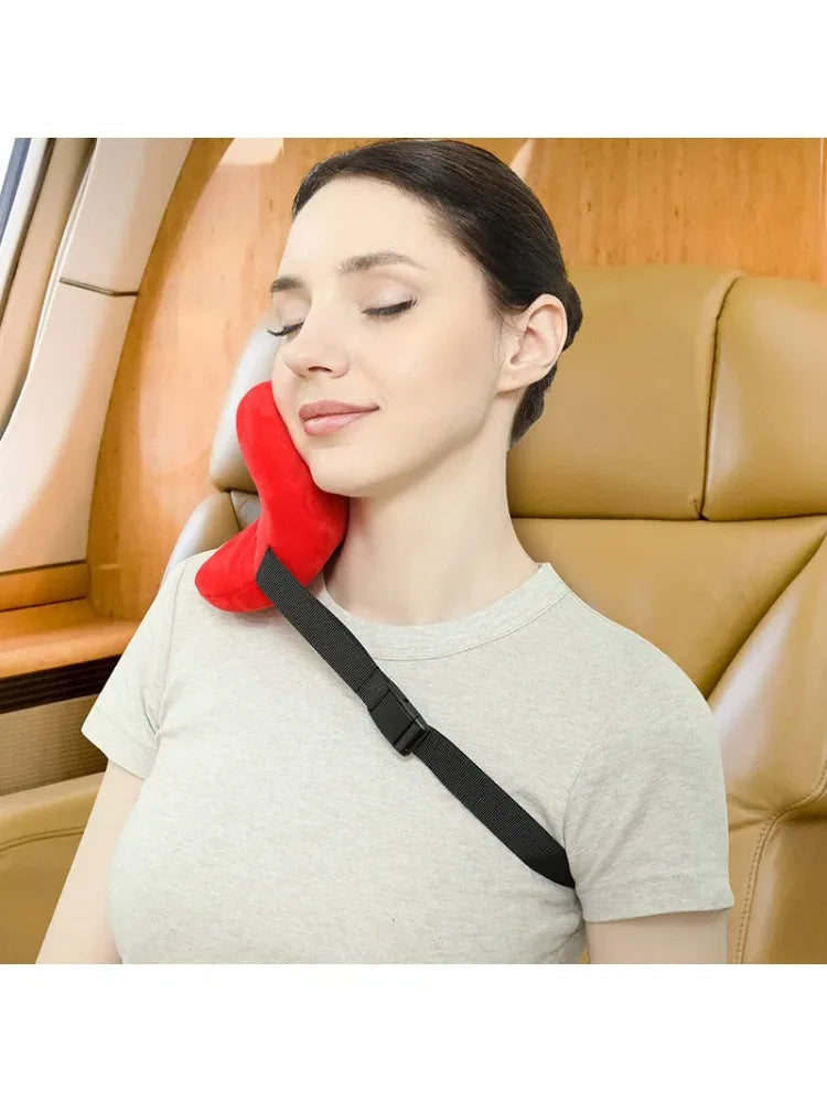 U Shaped Memory Foam Neck Pillows Soft Slow Rebound Space Travel Pillow Sleeping Airplane Car Pillow Cervical Healthcare Supply