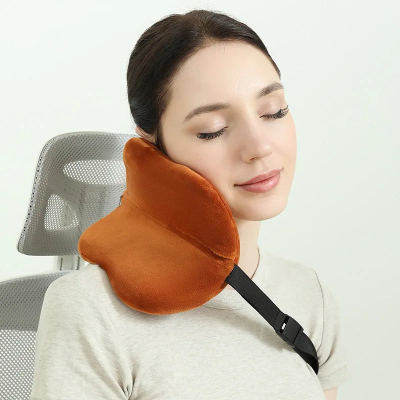 U Shaped Memory Foam Neck Pillows Soft Slow Rebound Space Travel Pillow Sleeping Airplane Car Pillow Cervical Healthcare Supply